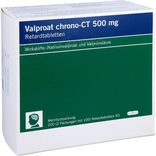 Valproat Chrono-Ct 500 Mg Retardtabletten (200 stk)
