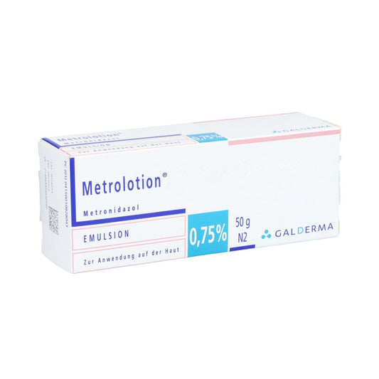 Das Produktfoto zeigt Metrolotion (50 g) PZN 01082804