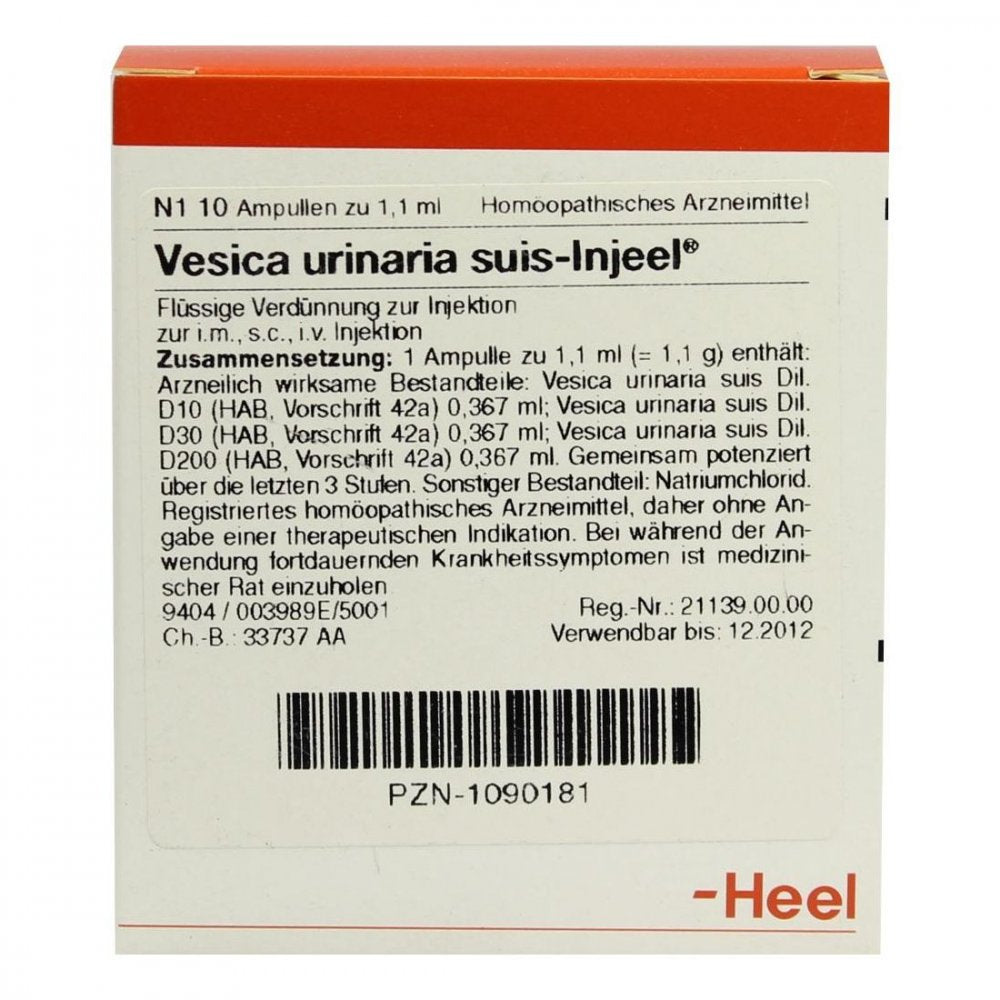 Vesica Urinaria Suis-Injeel Ampullen (10 stk)