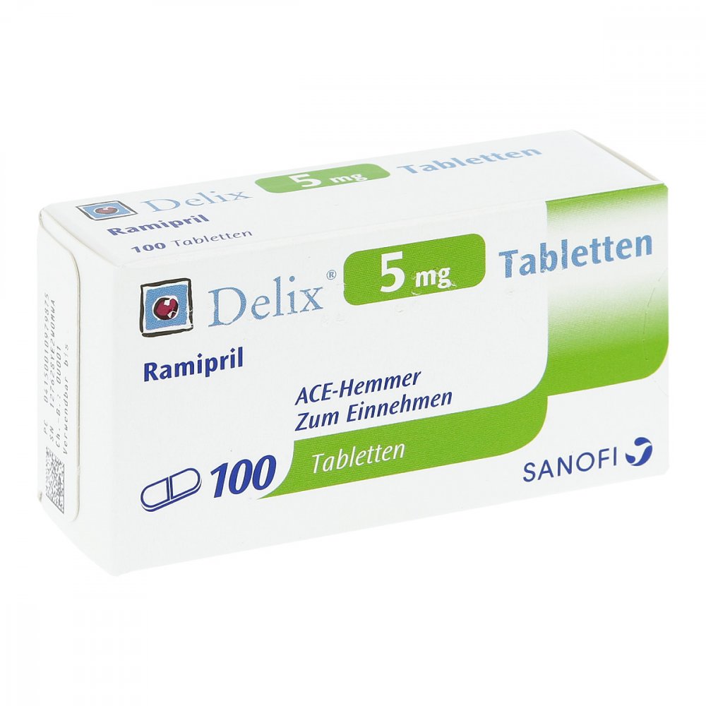 Delix 5 Mg Tabletten (100 stk)
