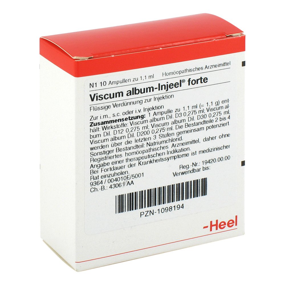 Viscum Album Injeel Forte Ampullen (10 stk)