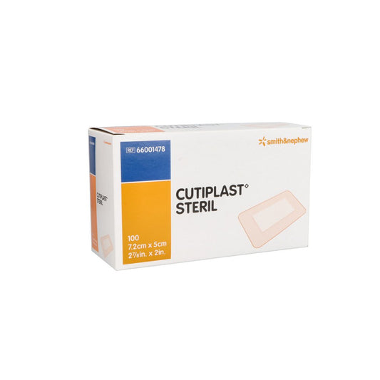 Das Produktfoto zeigt Cutiplast Steril Wundverband 5x7,2 Cm (100 stk) PZN 01131520