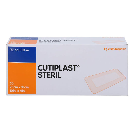 Das Produktfoto zeigt Cutiplast Steril Wundverband 10x25 Cm (50 stk) PZN 01131810