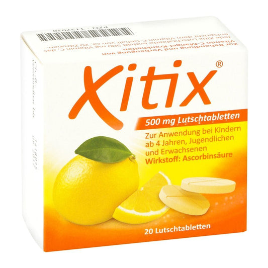 Das Produktfoto zeigt Xitix Lutschtabletten (20 stk) PZN 01137020