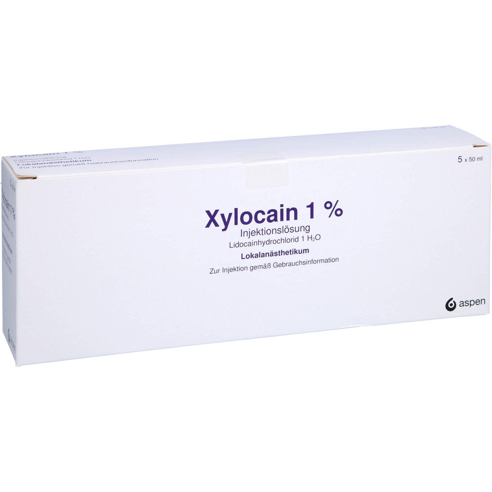 Xylocain 1% Flaschen Injektionslösung (5X50 ml)