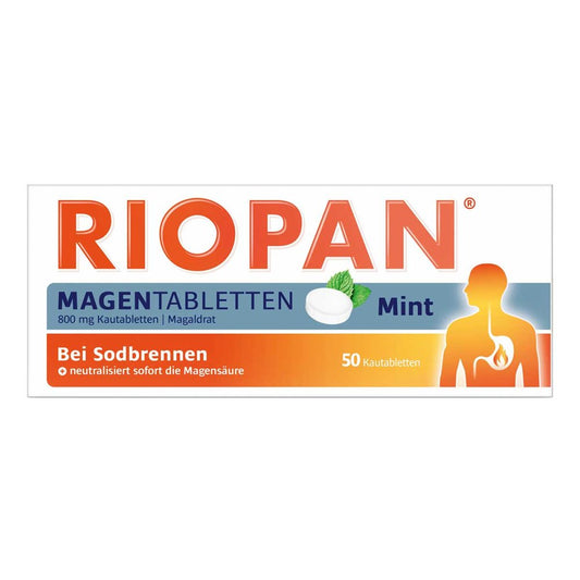 Riopan Magen Tabletten Mint 800 Mg Kautabletten (50 stk)