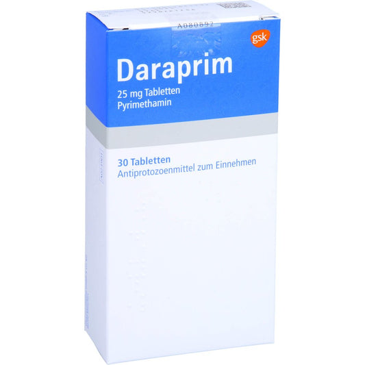 Das Produktfoto zeigt Daraprim Tabletten (30 stk) PZN 01161113