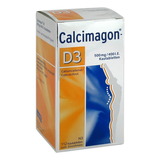 Das Produktfoto zeigt Calcimagon D3 Kautabletten (112 stk) PZN 01164726
