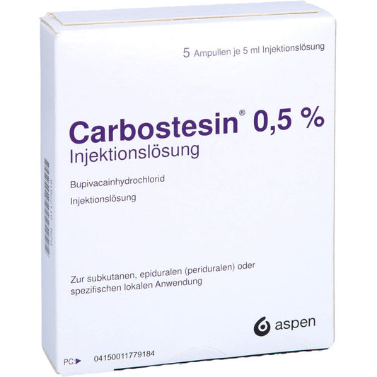Carbostesin 0,50% Injektionslösung Ampullen (5X5 ml)