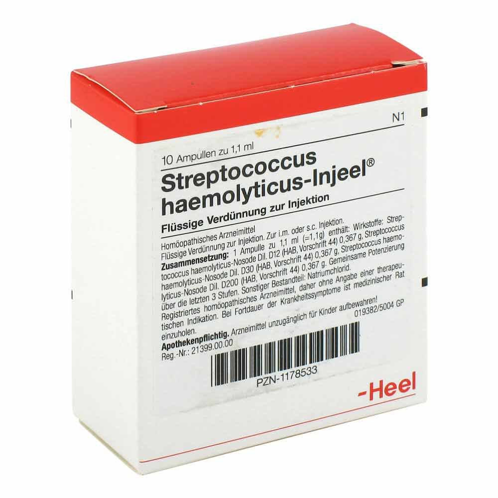 Streptococcus Haemolyticus Injeel Ampullen (10 stk)