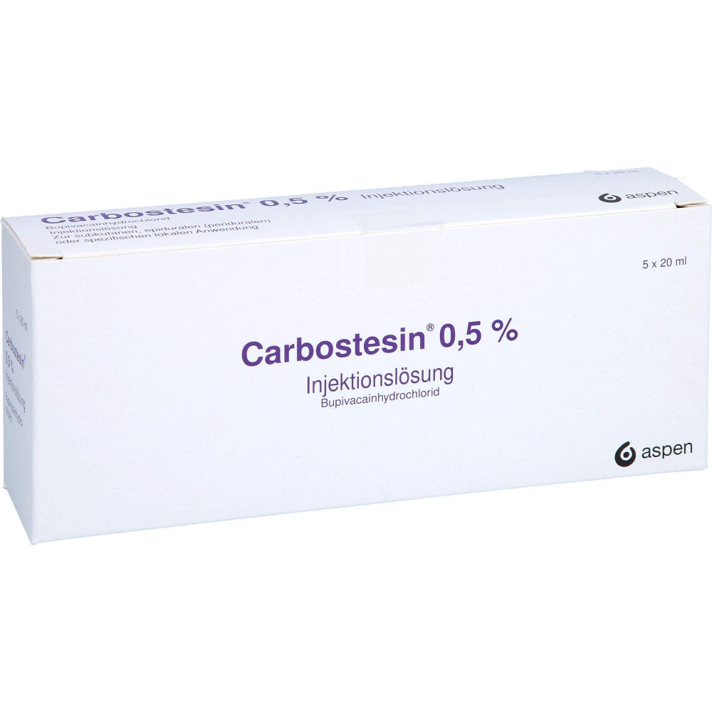 Carbostesin 0,50% Injektionslösung Flasche (5X20 ml)