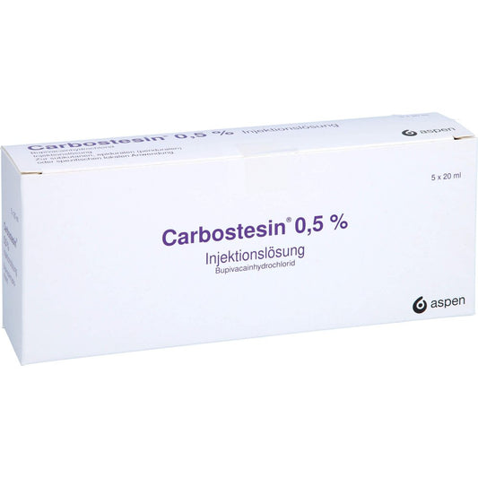 Carbostesin 0,50% Injektionslösung Flasche (5X20 ml)