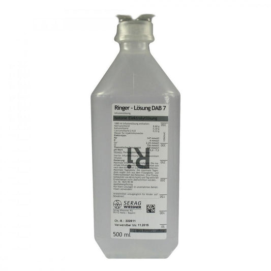 Ringer Lösung Dab 7 Plastik (500 ml)