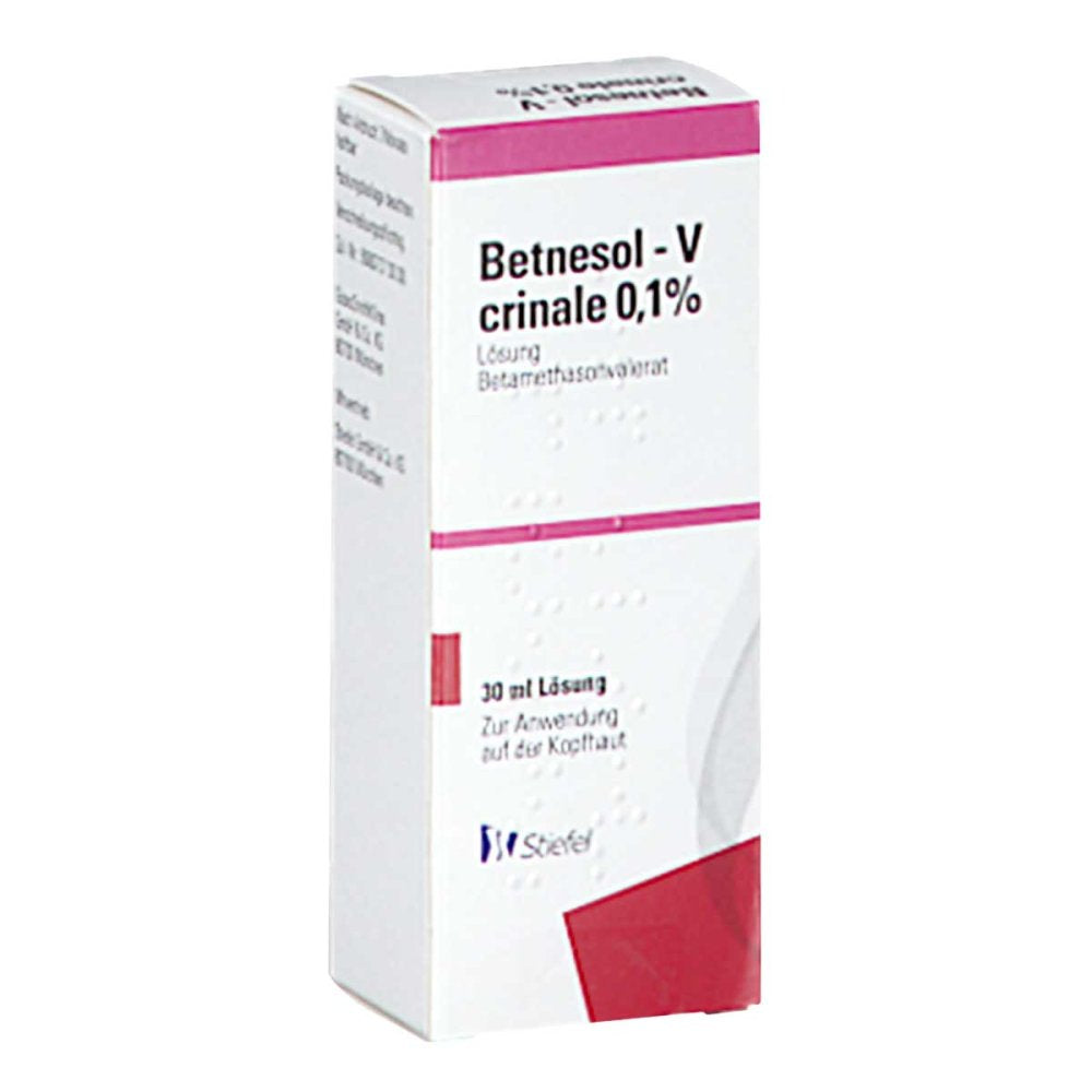 Das Produktfoto zeigt Betnesol-V Crinale 0,1% (30 ml) PZN 01208990