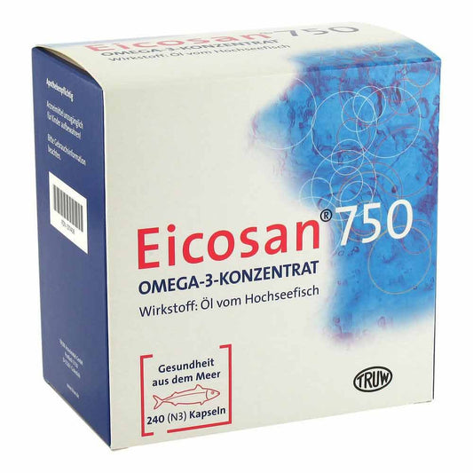 Eicosan 750 Omega-3 Konzentrat Weichkapseln (240 stk)