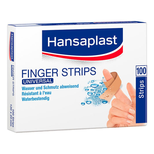Das Produktfoto zeigt Hansaplast Universal Strips Waterres.20x120 Mm (100 stk) PZN 01215257