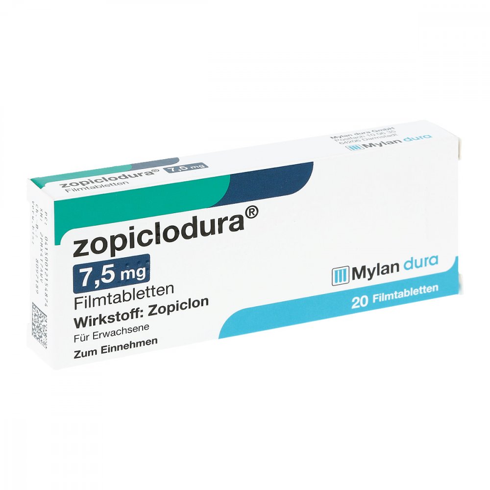 Zopiclodura 7,5 Mg Filmtabletten (20 stk)
