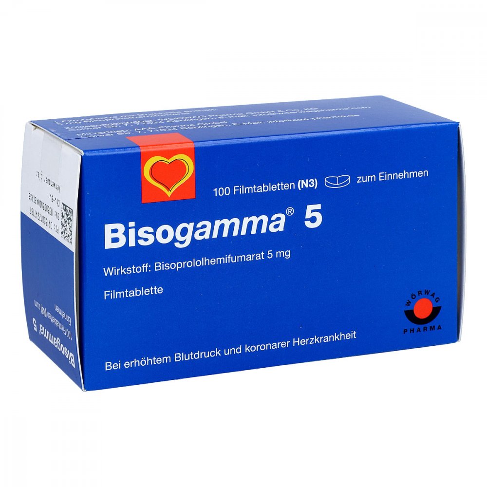 Bisogamma 5 Filmtabletten (100 stk)