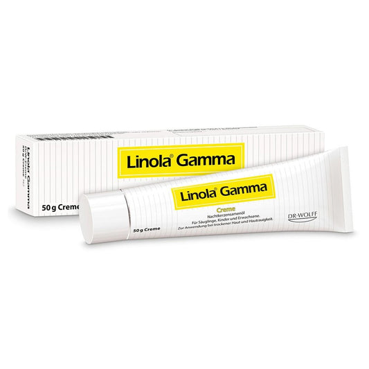 Das Produktfoto zeigt Linola Gamma Creme (50 g) PZN 01226137