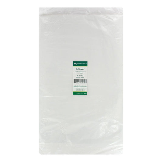 Das Produktfoto zeigt Einmal Schürzen 160 Cm (100 stk) PZN 01234013