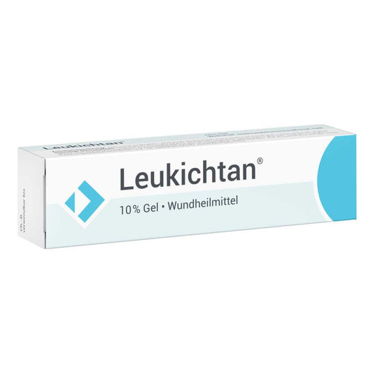 Das Produktfoto zeigt Leukichtan Gel (120 g) PZN 01238028