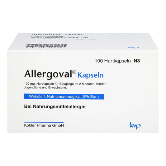 Das Produktfoto zeigt Allergoval Kapseln (100 stk) PZN 01240284