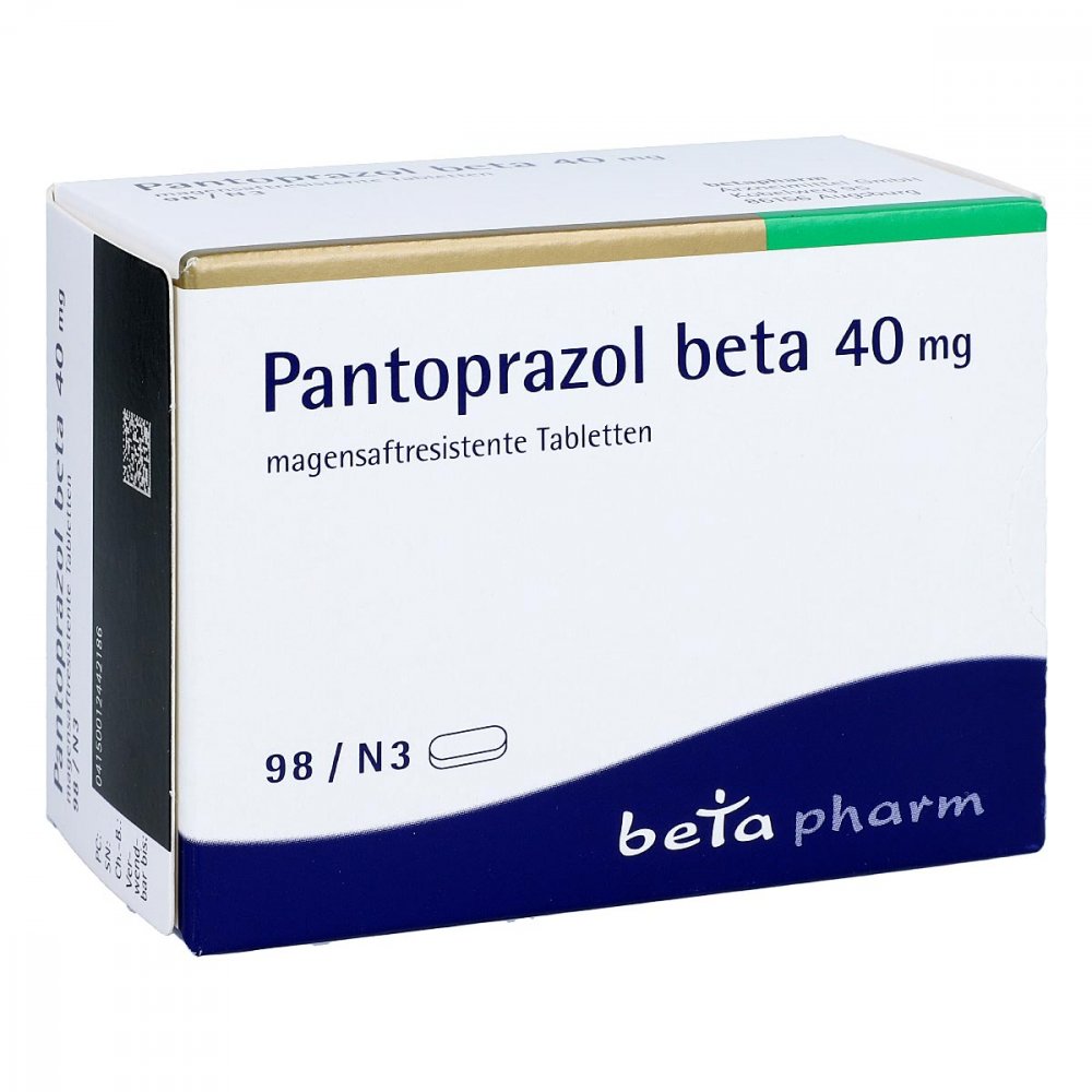 Pantoprazol Beta 40 Mg Magensaftres.Tabletten (98 stk)