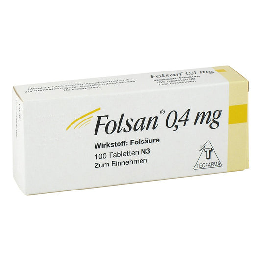 Folsan 0,4 Mg Tabletten (100 stk)