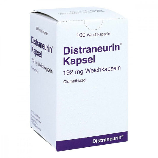 Das Produktfoto zeigt Distraneurin Kapseln (100 stk) PZN 01250408