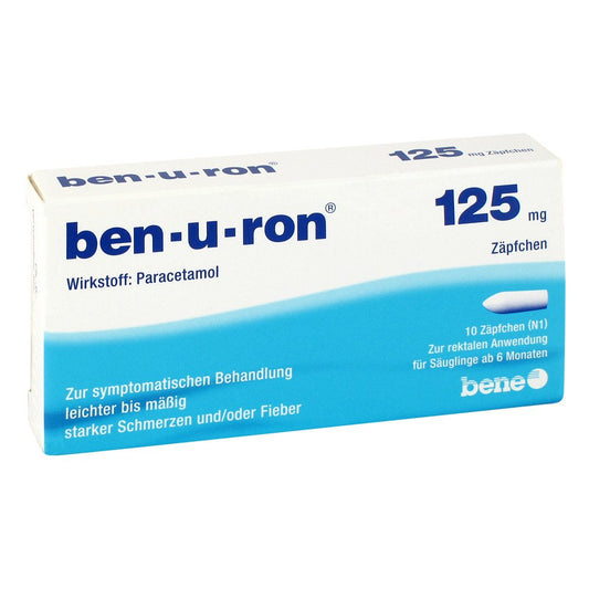 Ben-U-Ron 125 Mg Suppositorien (10 stk)