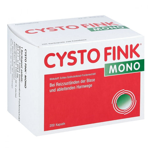 Das Produktfoto zeigt Cysto Fink Mono Kapseln (200 stk) PZN 01267745
