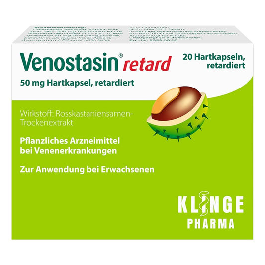 Venostasin Retard 50 Mg Hartkapsel Retardiert (20 stk)
