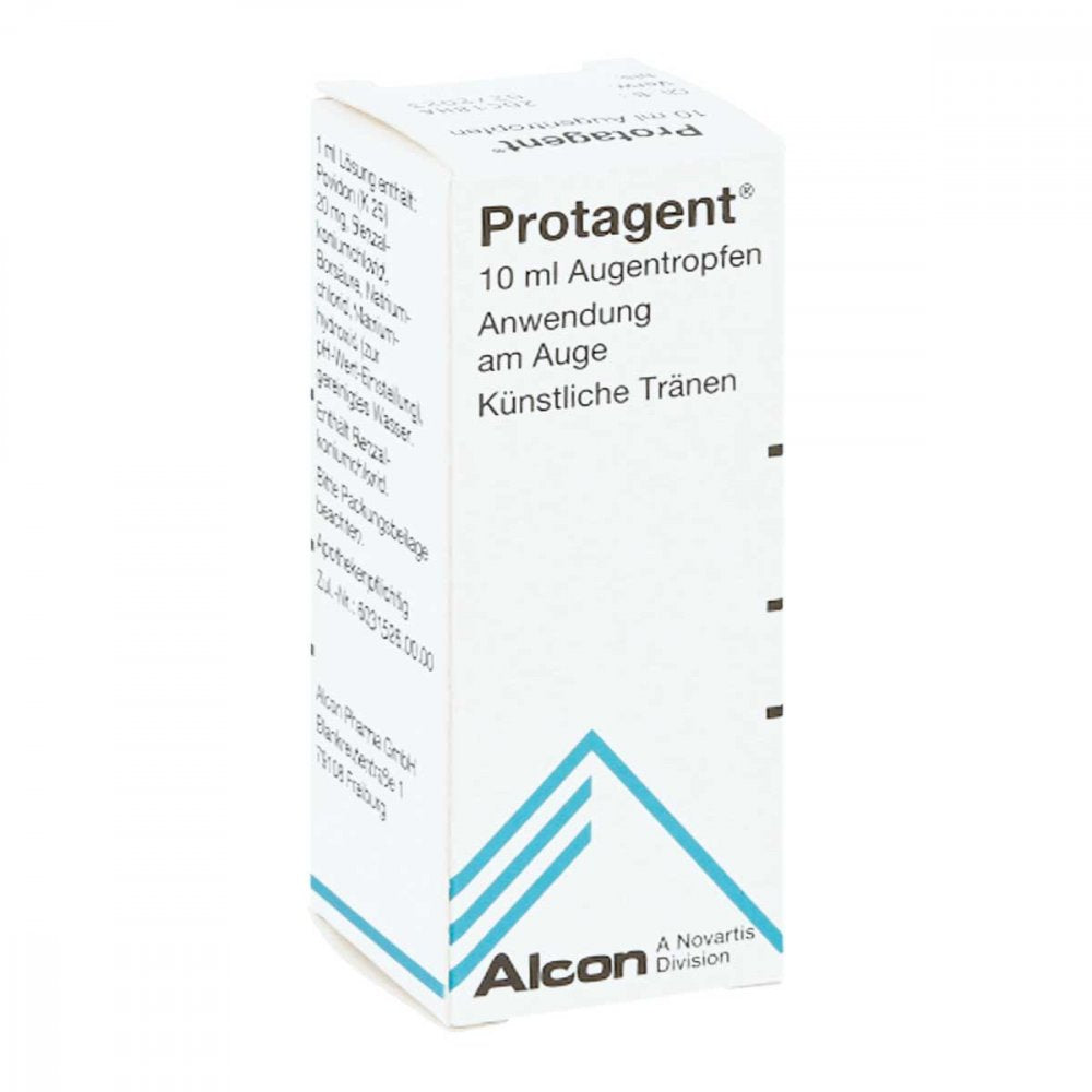 Das Produktfoto zeigt Protagent Augentropfen (10 ml) PZN 01284554