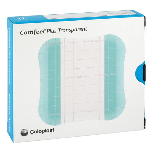 Das Produktfoto zeigt Comfeel Plus Transp.Hydrokolloidverb.10x10 Cm 3533 (10 stk) PZN 01298177