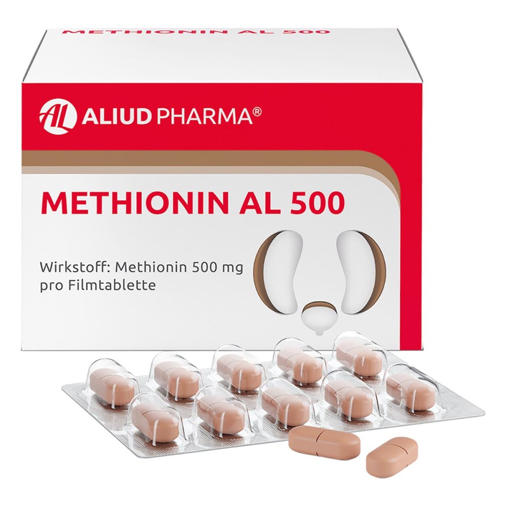Methionin Al 500 Filmtabletten (50 stk)