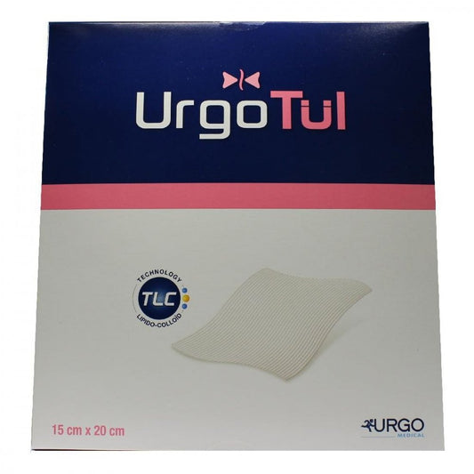 Das Produktfoto zeigt Urgotül 15x20 Cm Wundgaze (5 stk) PZN 01303010
