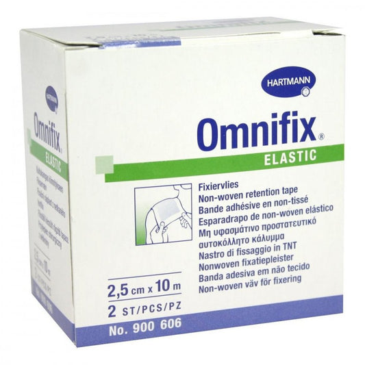 Das Produktfoto zeigt Omnifix Elastic 2,5 Cmx10 M Rolle (2 stk) PZN 01316515