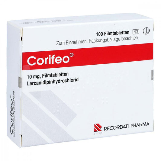 Das Produktfoto zeigt Corifeo 10 Mg Filmtabletten (100 stk) PZN 01316828