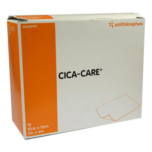 Das Produktfoto zeigt Cica Care 12x15 Cm Dünne Silikongelplat.Z.Narbenb. (10 stk) PZN 01318922