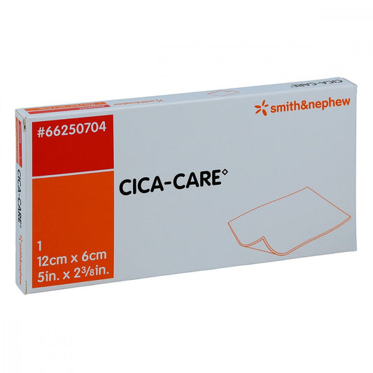 Das Produktfoto zeigt Cica Care 6x12 Cm Dünne Silikongelplat.Z.Narbenb. (1 stk) PZN 01318968