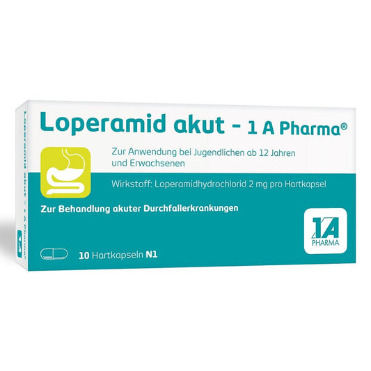Loperamid Akut-1a Pharma Hartkapseln (10 stk)