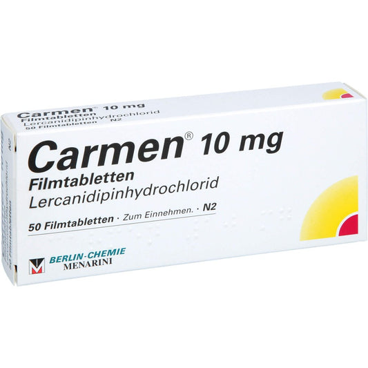 Das Produktfoto zeigt Carmen 10 Mg Filmtabletten (50 stk) PZN 01339812