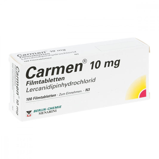 Das Produktfoto zeigt Carmen 10 Mg Filmtabletten (100 stk) PZN 01339835