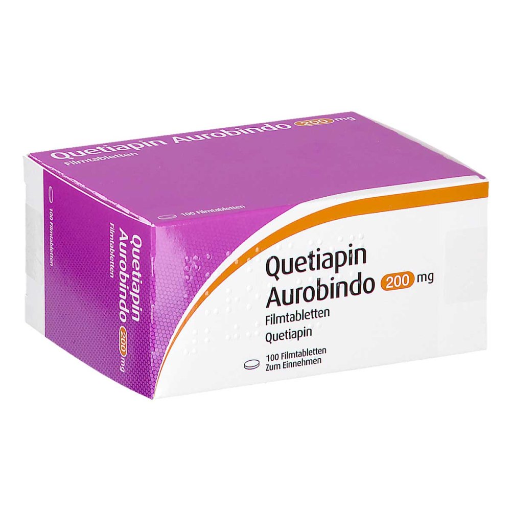 Quetiapin Aurobindo 200 Mg Filmtabletten (100 stk)