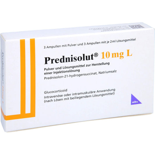 Prednisolut 10 Mg L Plv.U.Lsm.Z.H.E.Injektionslsg. (3 stk)