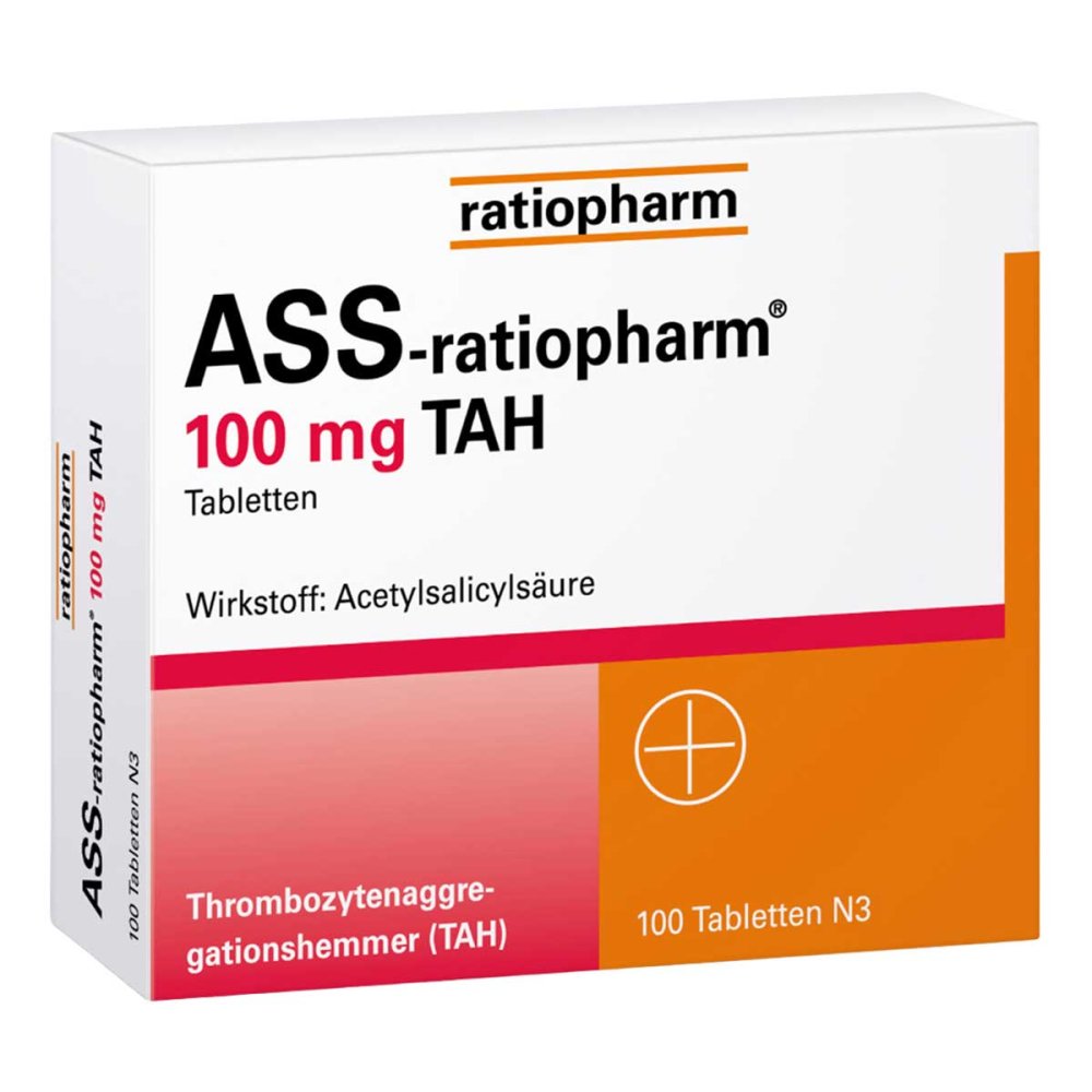 Ass-Ratiopharm 100 Mg Tah Tabletten (50 stk)