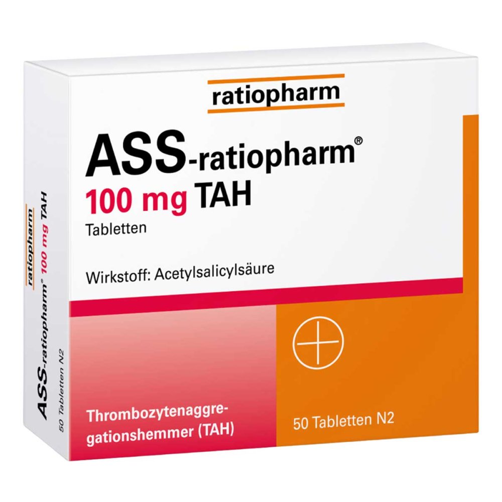 Ass-Ratiopharm 100 Mg Tah Tabletten (100 stk)