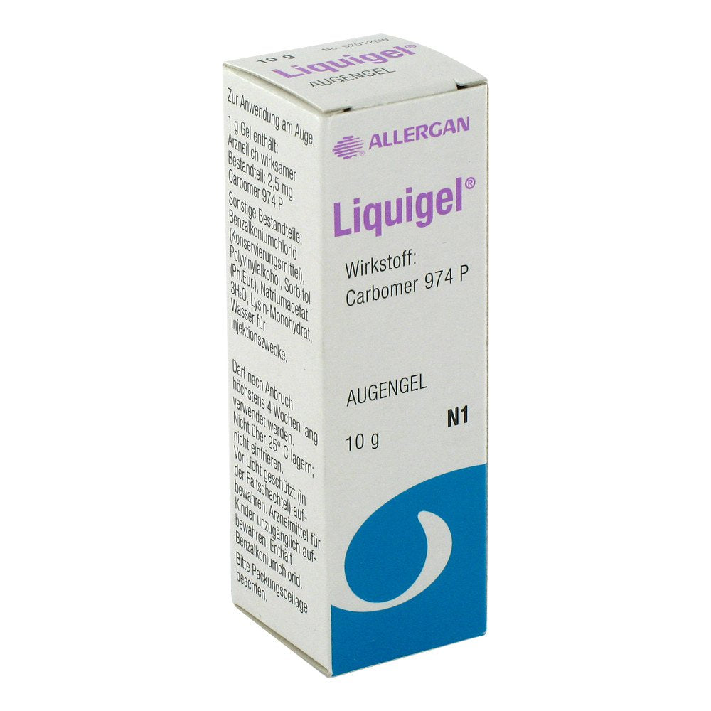 Das Produktfoto zeigt Liquigel Augengel (10 g) PZN 01389715