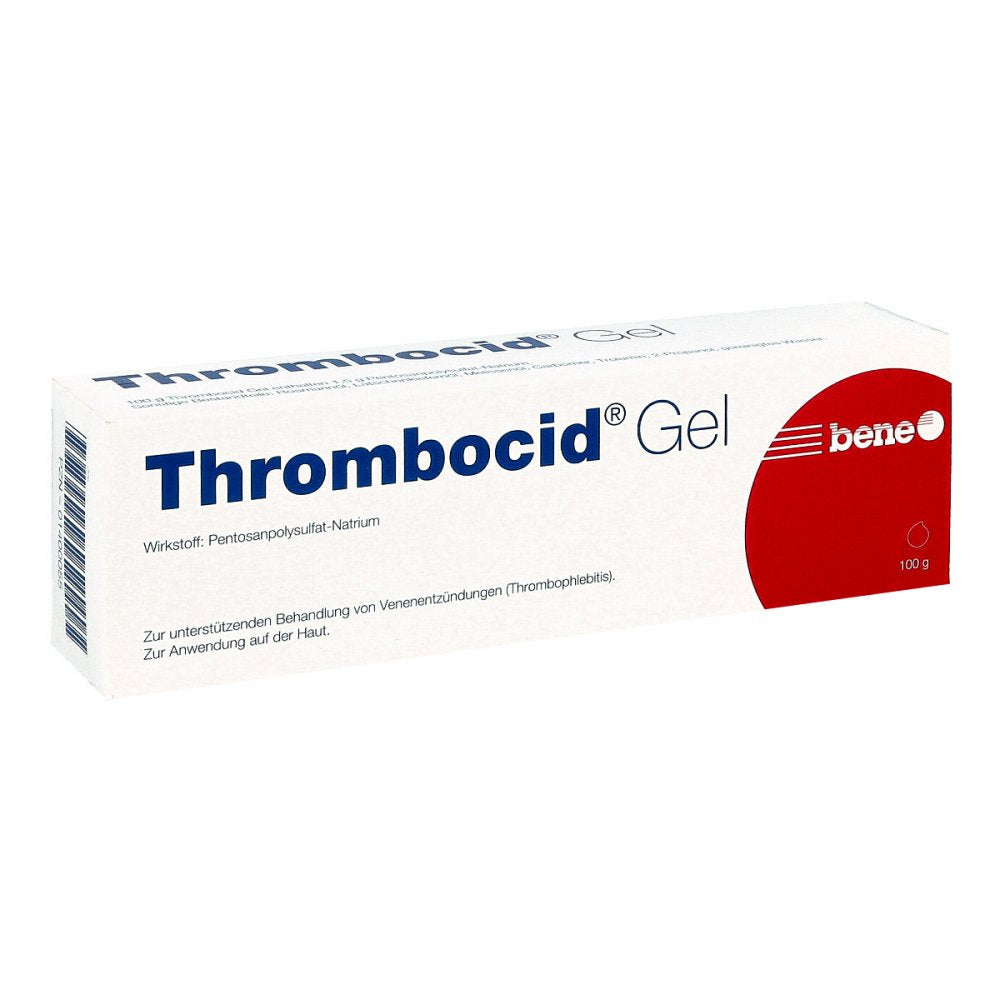 Das Produktfoto zeigt Thrombocid Gel (100 g) PZN 01400055