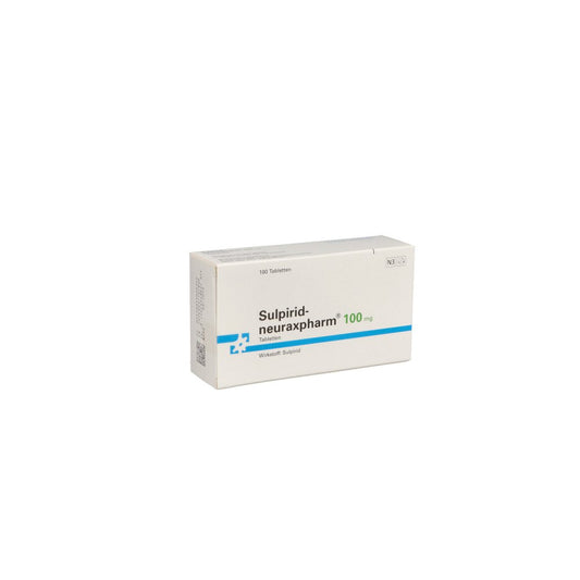 Das Produktfoto zeigt Sulpirid-Neuraxpharm 100 Mg Tabletten (100 stk) PZN 01400635